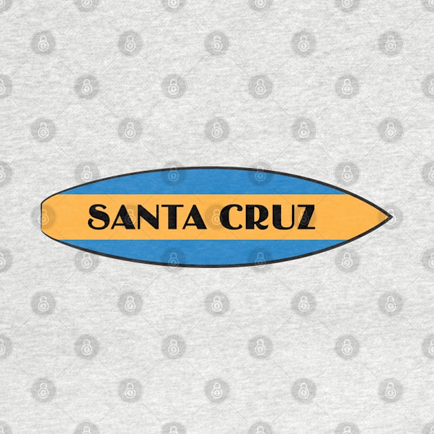 Surf City Santa Cruz Logo Simple Surf Board Lite by PauHanaDesign